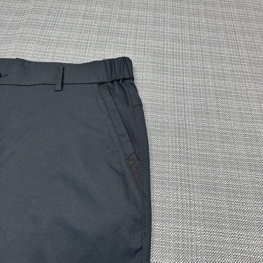 Jack Archer Pants Mens 35x30 Jetsetter Space Black Golf Chino 4 Way Stretch - Picture 4 of 12